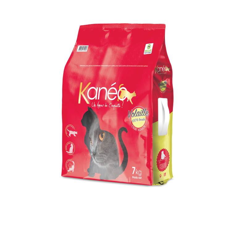 CROQUETTE CHAT ADULTE VOLAILLE 7KG - KANEO