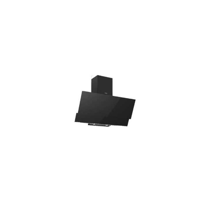 Hotte décorative inclinée 500 m³/h 90cm Noir - BELFORD - BF8958
