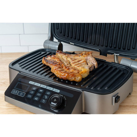 Grill électrique 2100W Gris/Noir - SAUTER - GRILS2100