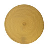 Set Table Tressé Rond Moutarde