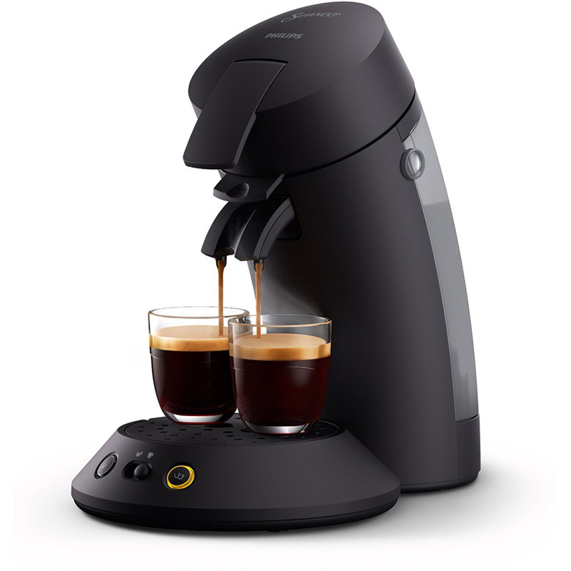 Machine à café dosette Senseo Original+ Eco Noir - PHILIPS - CSA210/25