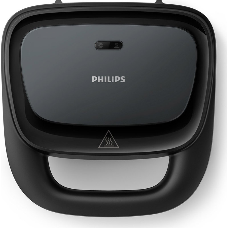 Machine à croque-monsieur Série 3000 750W Noir - PHILIPS - HD2331/90