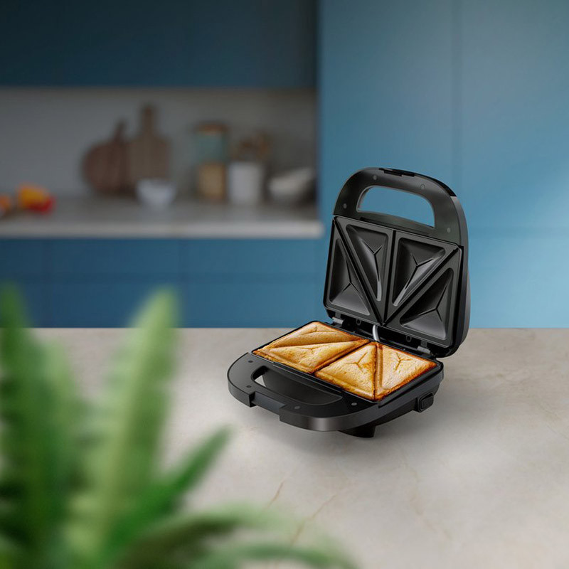 Machine à croque-monsieur Série 3000 750W Noir - PHILIPS - HD2331/90