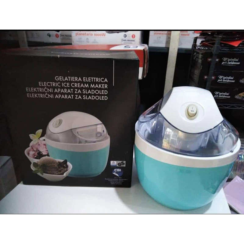 Sorbetière électrique 0,5L bleu - NOSTALGIA - ICM500