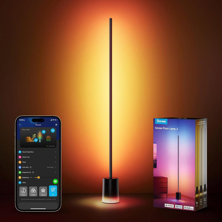 Lampadaire LED avec Matter Noir - GOVEE - H607C