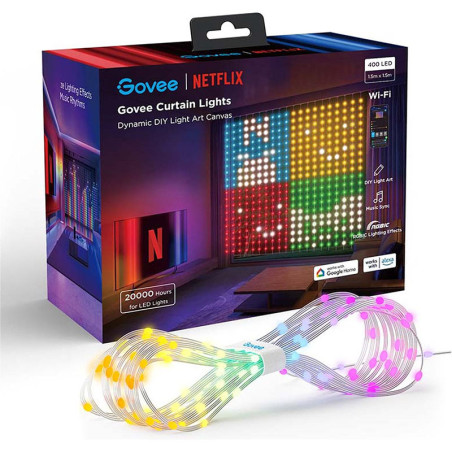 Rideau lumineux Curtain Lights Wi-Fi et bluetooth - GOVEE - H70BC