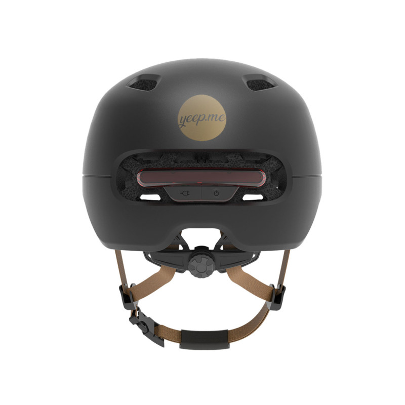 Casque de protection avec feu de route et stop taille S/M (54-58) - YEEP ME - CAS_YEEP_016