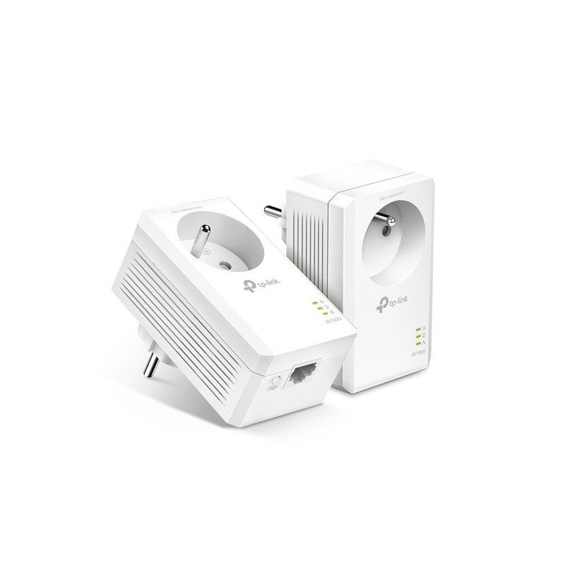 Adaptateur de réseau powerLine 1000 Mbit/s CPL Filaire Blanc - TP-LINK - TPLINK_PA7017P_KIT