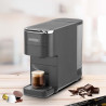 Machine à café multi dosettes et café moulu Multi Li 1545W Gris - KITCHENCOOK - MULTI_II_GREY