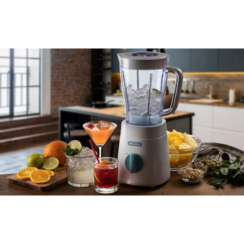 Blender électrique 500W 1,5L Bleu/Blanc - ARIETE - 0576/04