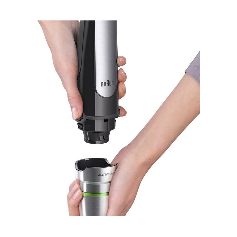 Mixeur plongeant MultiQuick 7 1000W Noir - BRAUN - MQ7085X