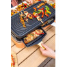Machine à raclette Food & Co avec sac de transport 8 spatules Noir - TEFAL - RE651JF0