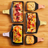 Machine à raclette Food & Co avec sac de transport 8 spatules Noir - TEFAL - RE651JF0