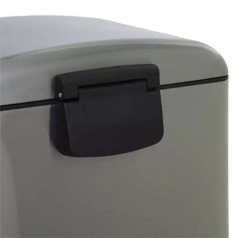 Poubelle en métal 30 L Inox