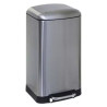 Poubelle en métal 30 L Inox