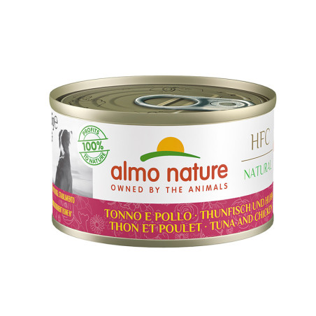 Boite HFC Natural pour chien adulte au Thon et Poulet 95g - ALMO NATURE - CHCABTPH231