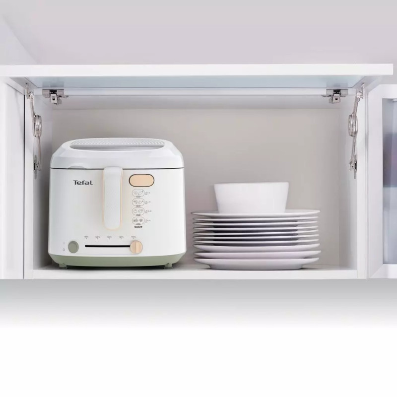 Friteuse électrique Uno Cocoon 1600W 1,8L Blanc - TEFAL - FF2030