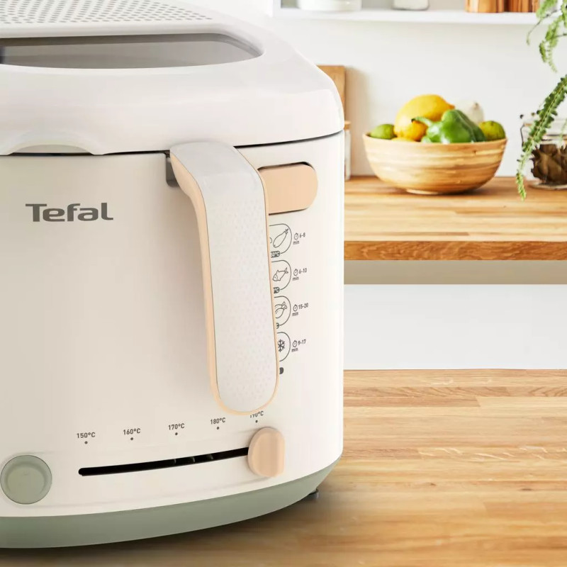 Friteuse électrique Uno Cocoon 1600W 1,8L Blanc - TEFAL - FF2030