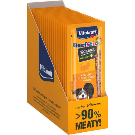 Friandises pour chien Beef Stick School au Poulet x10 - VITAKRAFT - VFCP162