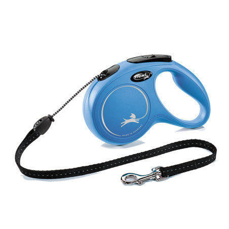 Laisse pour chien Classic taille M 5m Bleu - FLEXI - FCMBC610