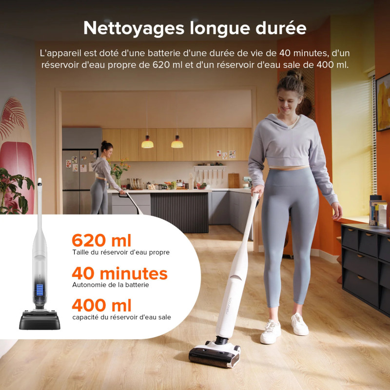 Aspirateur laveur - Roborock - Flexi lite