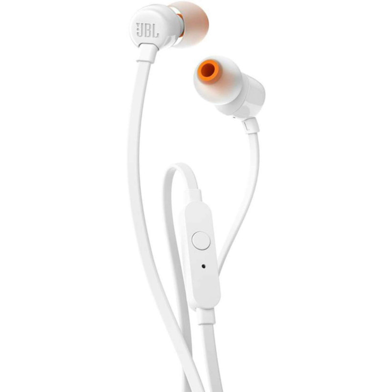 ECOUTEURS FILAIRES BLANC JBL TUNE - JBLT110WHT