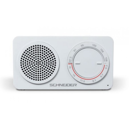 Radio portable analogique Blanc - SCHNEIDER - SC010W