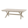 Table de jardin extensible - Axiome - HESPERIDE - Naturel - 8 personnes
