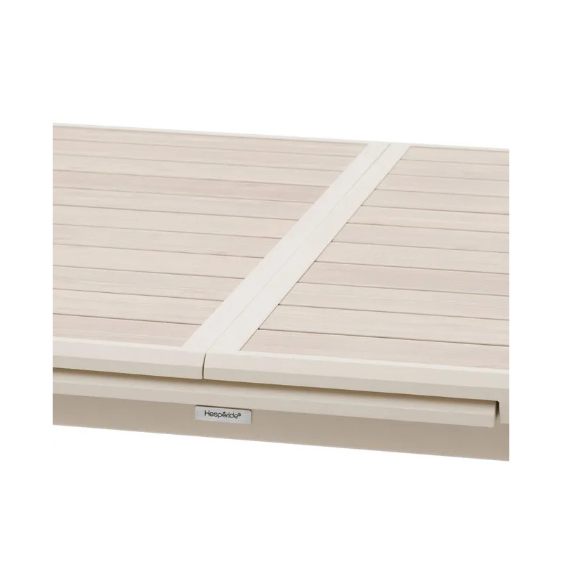 Table de jardin extensible - Axiome - HESPERIDE - Naturel - 8 personnes