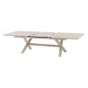 Table de jardin extensible - Axiome - HESPERIDE - Naturel - 8 personnes