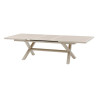 Table de jardin extensible - Axiome - HESPERIDE - Naturel - 8 personnes