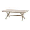 Table de jardin extensible - Axiome - HESPERIDE - Naturel - 8 personnes