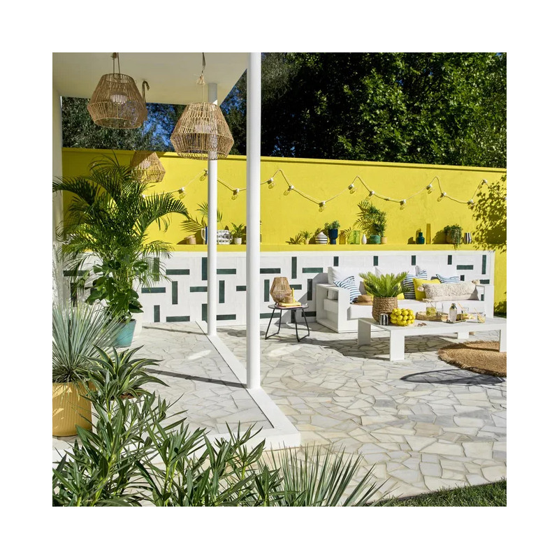 Canapé 3 places de jardin aluminium Lagun