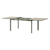 Table de jardin - Dilors - HESPERIDE - Vert  - 10 personnes