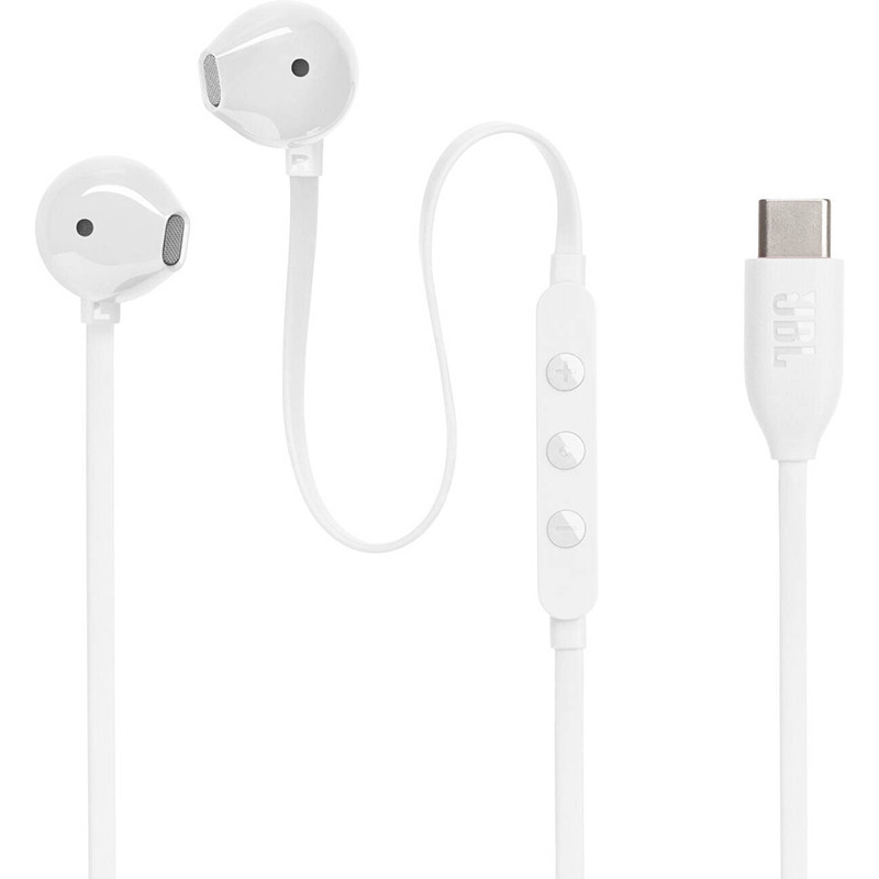 Écouteurs intra-auriculaires filaires Tune 305C Blanc - JBL - JBLT305CWHT