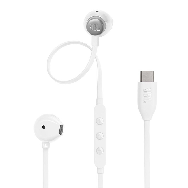 Écouteurs intra-auriculaires filaires Tune 305C Blanc - JBL - JBLT305CWHT