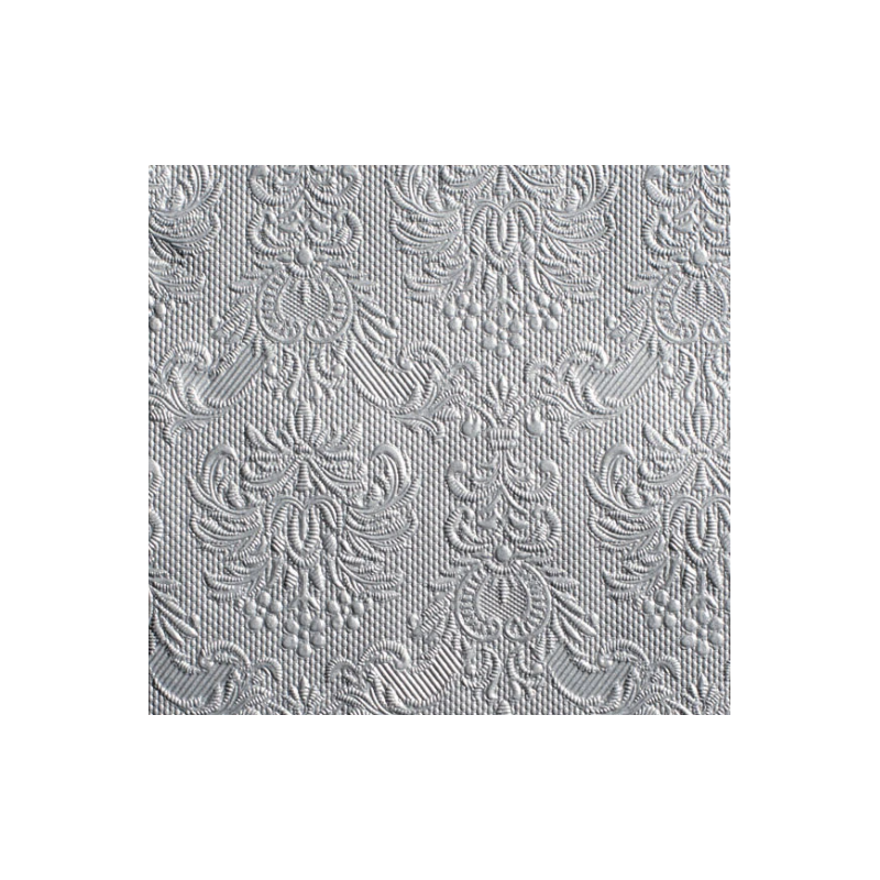 SERVIETTE PAPIER 33 ELEGANCE - SILVER -13311151