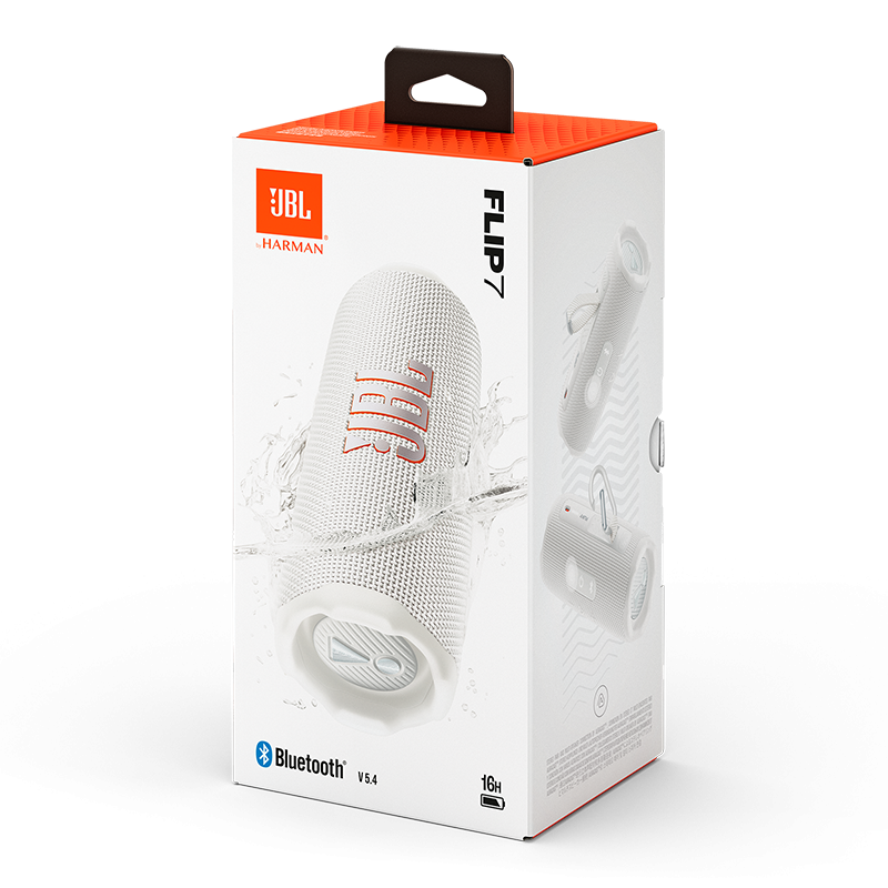 Enceinte portable Bluetooth Flip 7 Blanc - JBL - JBLFLIP7WHT