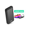 Powerbank 20000 Mah USB-C Noir - VORTEX - POWERHUB20BLAC