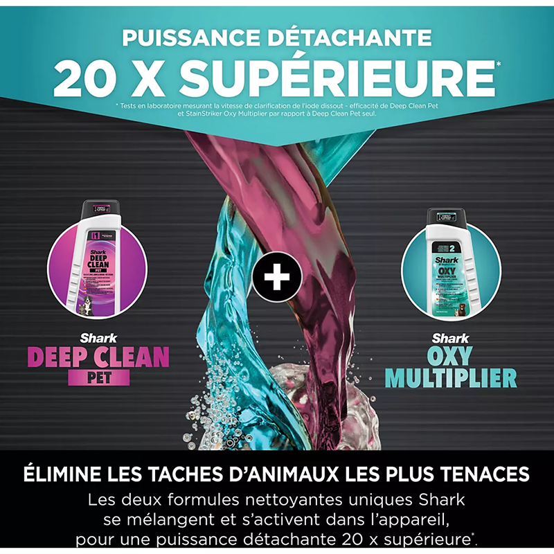 Détacheur StainStriker HairPro Pet 450W Argent/Fuchsia - SHARK - PX250EUT