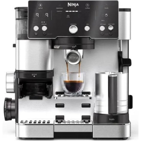 Machine à expresso avec broyeur Luxe Essential 1650W 2L Noir/Inox - NINJA - ES501EU