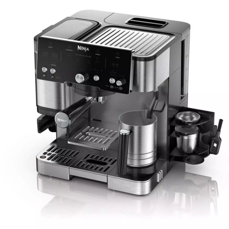 Machine à expresso avec broyeur Luxe Essential 1650W 2L Noir/Inox - NINJA - ES501EU