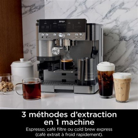 Machine à expresso Luxe Café 1650W Noir/Inox - NINJA - ES601EU
