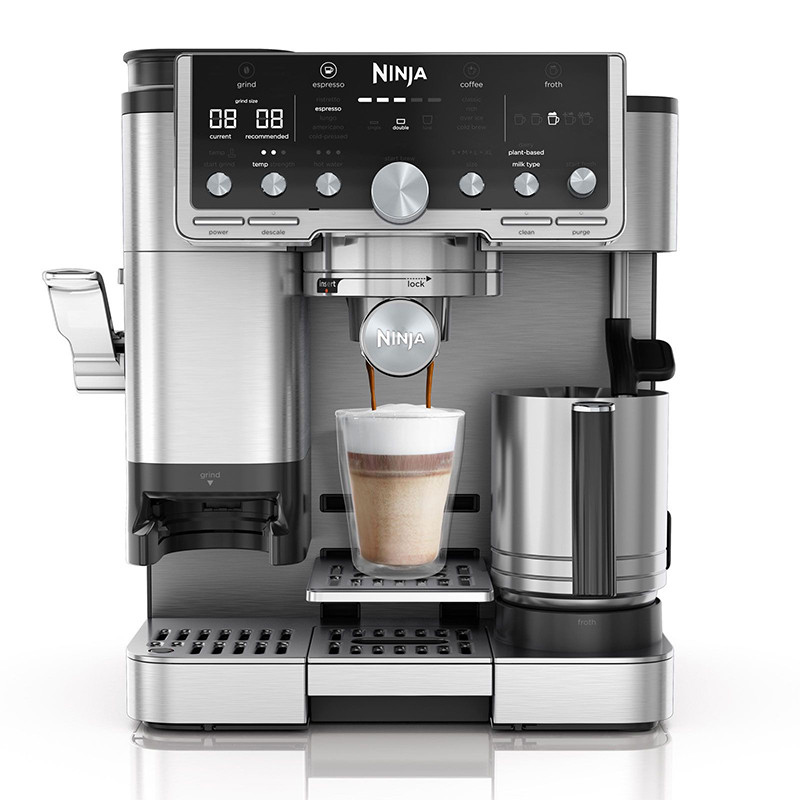 Machine à expresso Luxe Café Pro 1650W 2L Argent - NINJA - ES701EU
