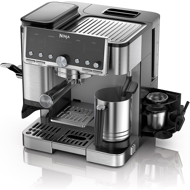Machine à expresso Luxe Café Pro 1650W 2L Argent - NINJA - ES701EU