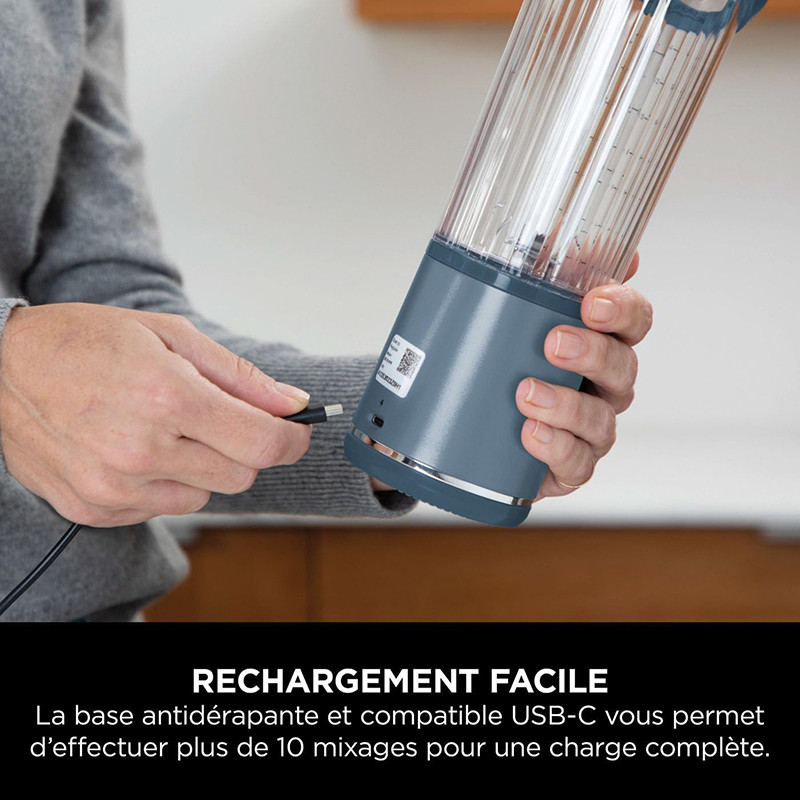 Blender portable Blast 530mL Bleu Denim - NINJA - BC151EUNV