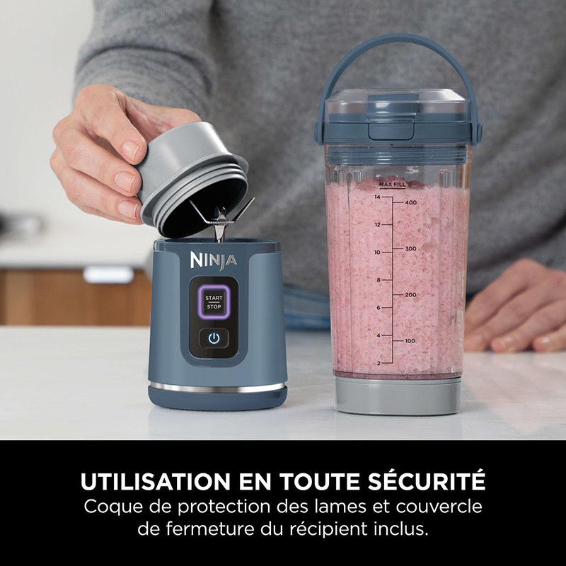 Blender portable Blast 530mL Bleu Denim - NINJA - BC151EUNV
