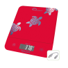 Balance de cuisine Happy Genius 10kg–1g Rouge/Tortues - LITTLE BALANCE - LB8709