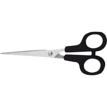 Ciseaux ambidextres bouts pointus 17cm Noir - EXCEL LIKE - 897715