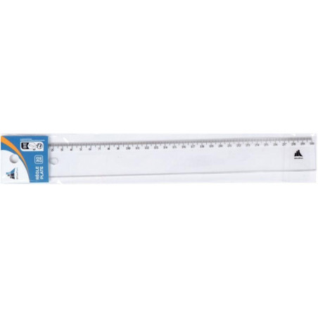 Règle plate cristal 30cm - 260528